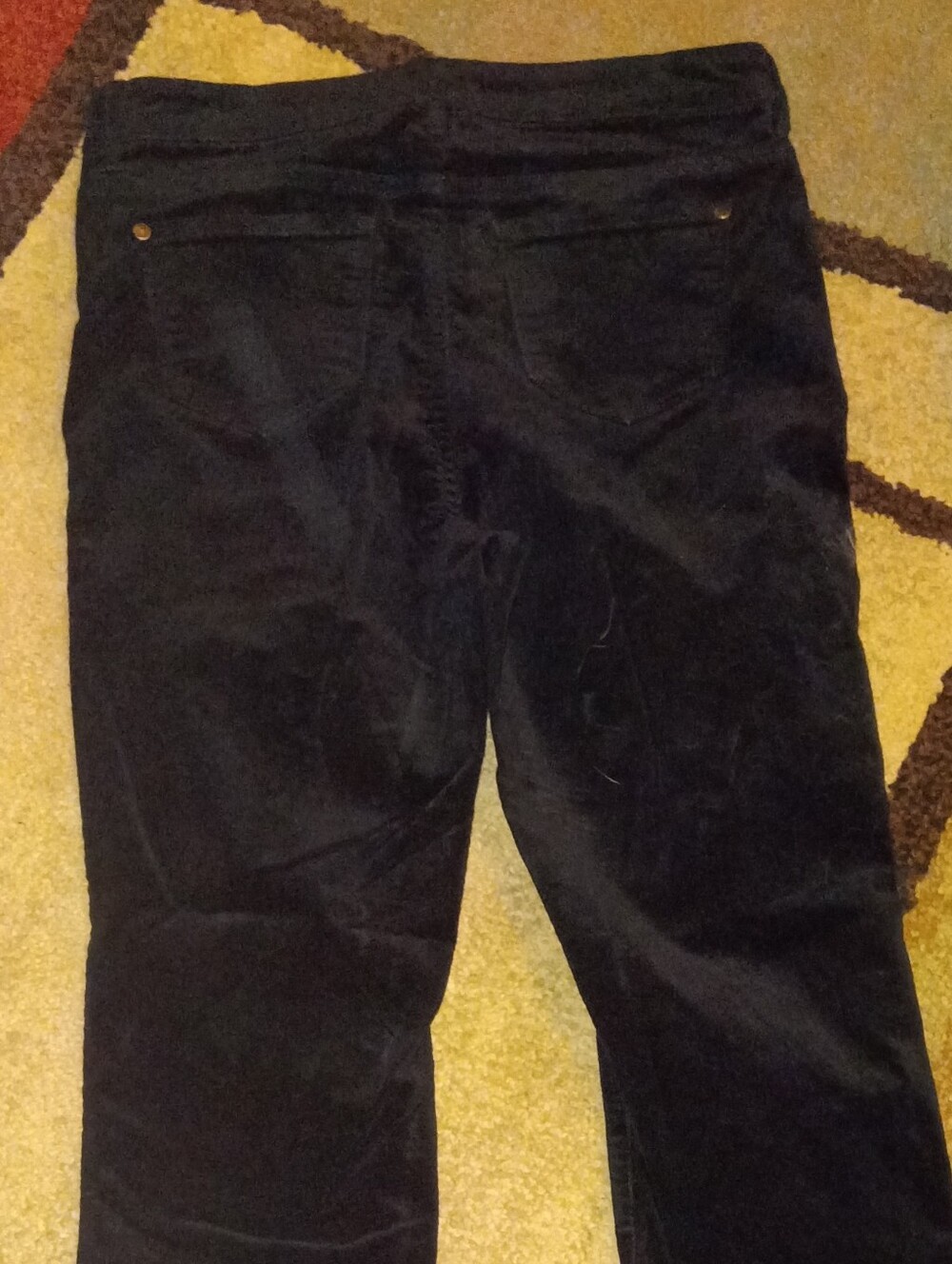 Well Worn Corduroy Women’s Black Pants Slim Fit Size 6